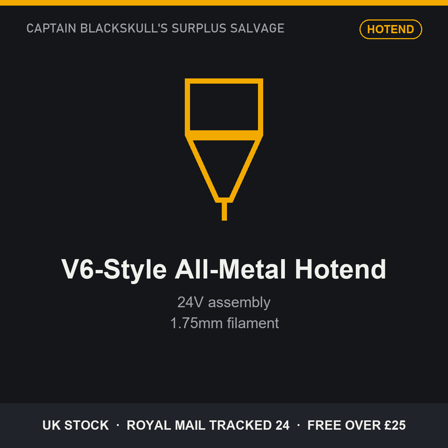 V6-Style All-Metal Hotend - 24V, 1.75mm filament